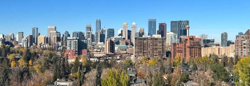 calgary downtown from rideau